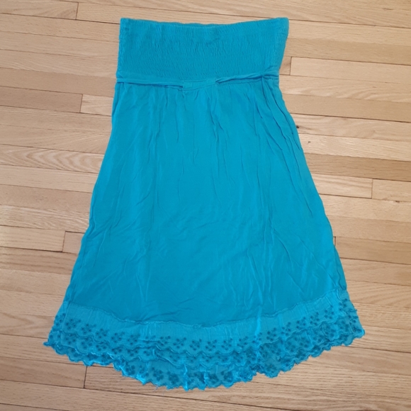 ARDENE blue strapless dress - Picture 2 of 4